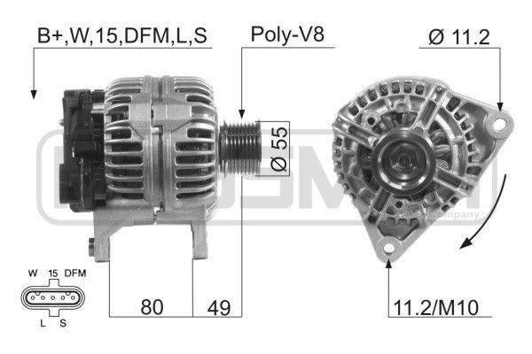 210589A MESSMER Lichtmaschine für VW online bestellen