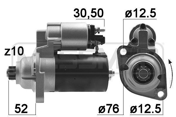 MESSMER 220055A Starter motor 02A911023LV