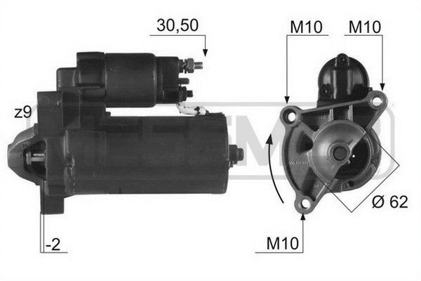 MESSMER 220140A Starter motor 5802-F9