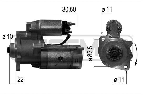 MESSMER 220514A Starter motor 32A66-00101