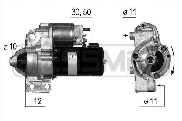 MESSMER 220527A Starter motor 7711134529