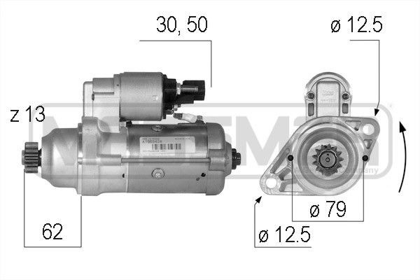 Great value for money - MESSMER Starter motor 220591A