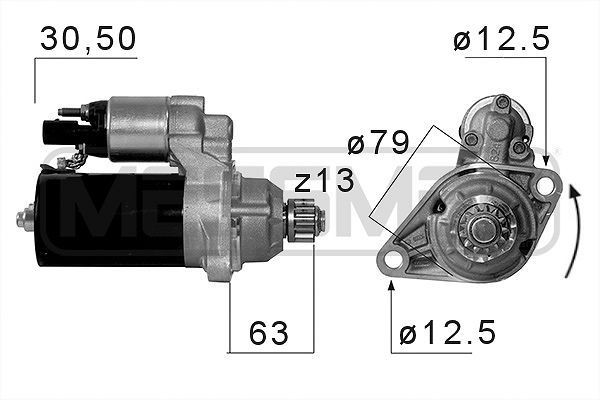 Great value for money - MESSMER Starter motor 220674A