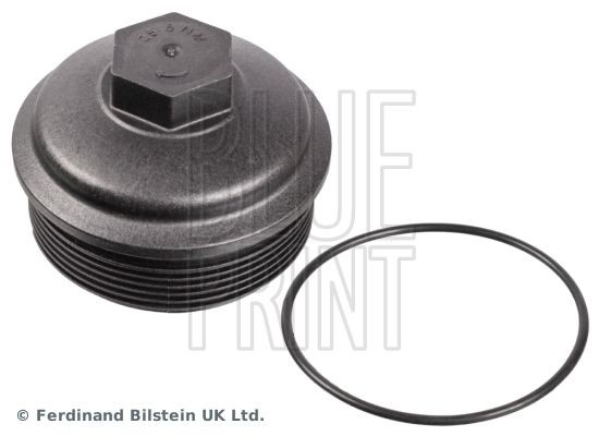 Great value for money - BLUE PRINT Cover, oil filter housing ADBP990002