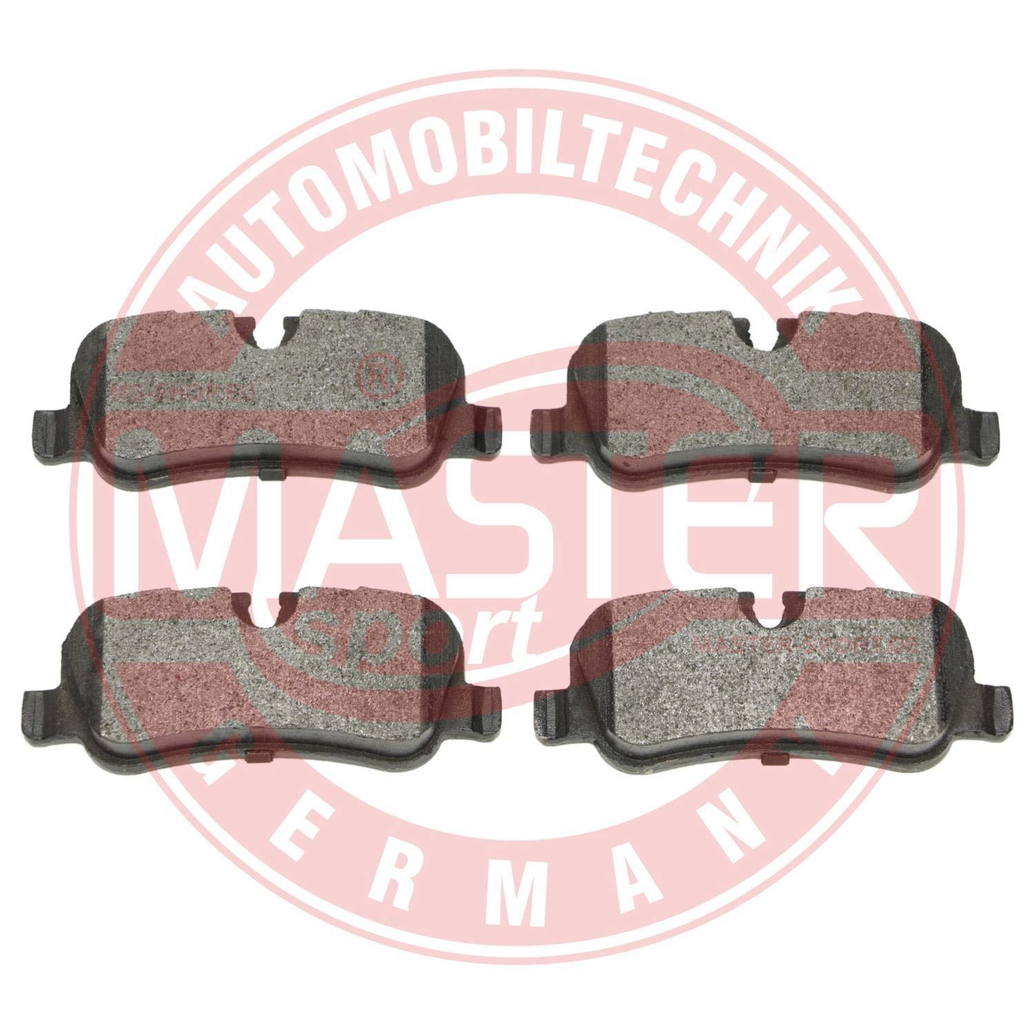 236027312 MASTER-SPORT Rear Axle, prepared for wear indicator, excl. wear warning contact, with anti-squeak plate Height: 46,5mm, Width: 117mm, Thickness: 17,1mm Brake pads 13046027312N-SET-MS buy