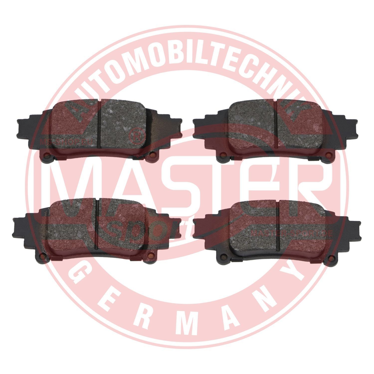 236056352 MASTER-SPORT Rear Axle, without integrated wear warning contact, with anti-squeak plate Height: 45,8mm, Width: 115mm, Thickness: 15mm Brake pads 13046056352N-SET-MS buy