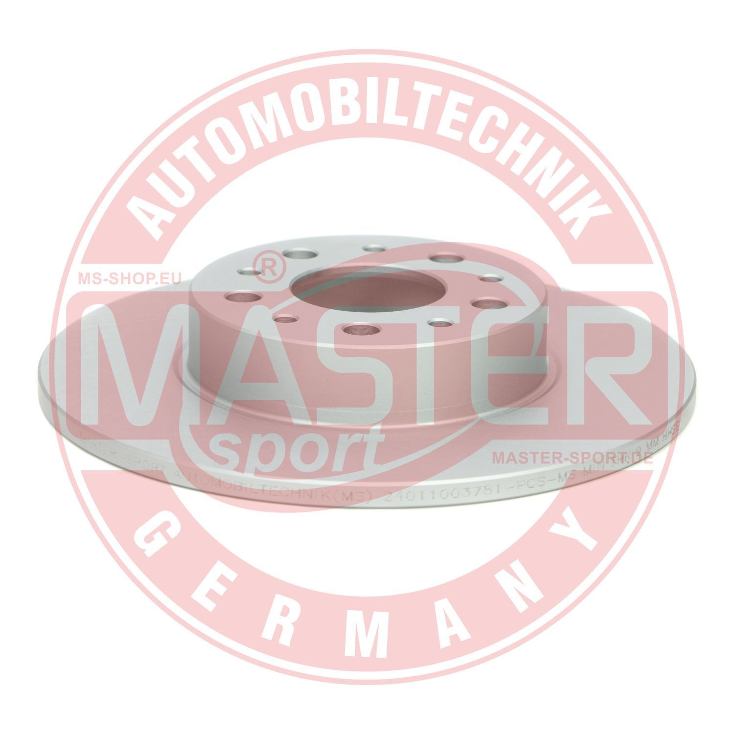 211003780 MASTER-SPORT 24011003781-PCS-MS Brake disc 52067389