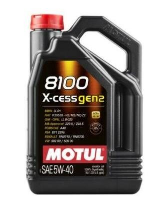 Motul 8100 X-clean GEN2 5W-40 5 Liter – oel-billiger