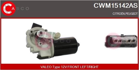 CASCO CWM15142AS Wiper motor 12V, Front, for left-hand/right-hand drive vehicles