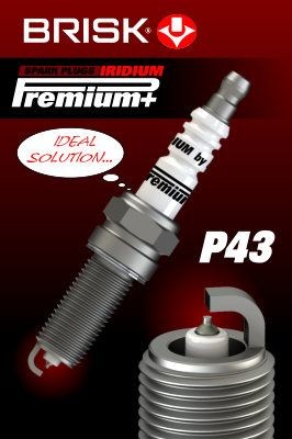 P43 Iridium Premium + BRISK 2103 Spark plug 00 55 23 39 97