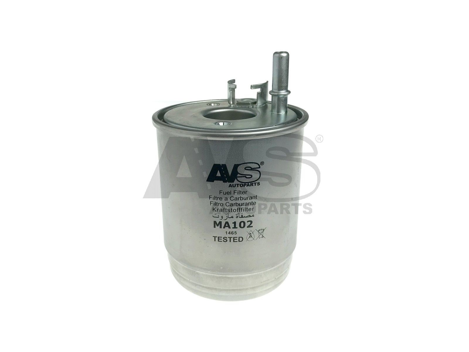 MA102 Inline fuel filter AVS AUTOPARTS MA102 review and test