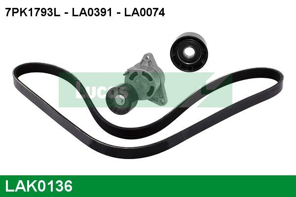 LAK0136 LUCAS Alternator belt ALFA ROMEO