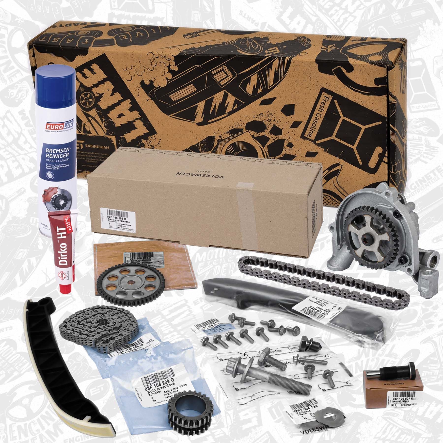 ET ENGINETEAM Timing chain kit RS0088 Volkswagen POLO 2010