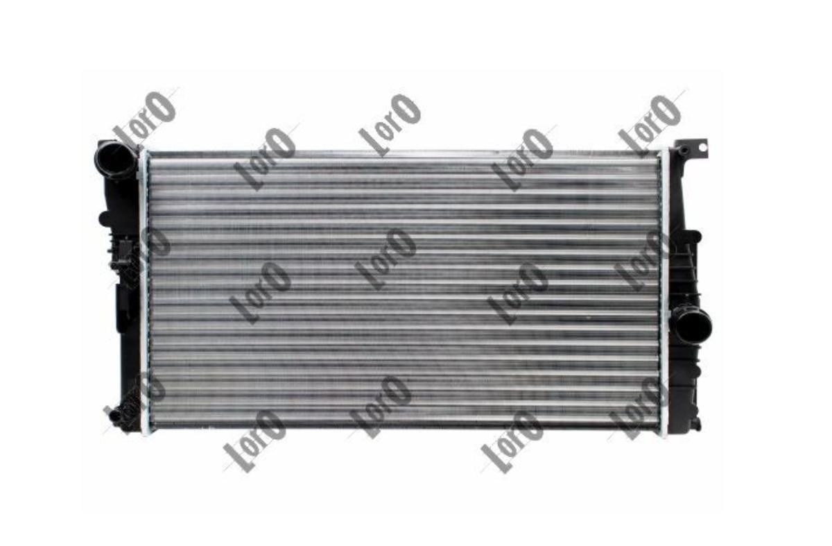 ABAKUS 004-017-0046 Engine radiator for vehicles with air conditioning, for vehicles without air conditioning, 600 x 334 x 32 mm, Automatic Transmission