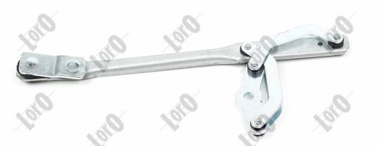 ABAKUS 103-04-027 Wiper Linkage for left-hand drive vehicles, Front, without electric motor