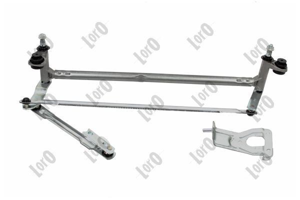ABAKUS 103-04-052 Wiper Linkage for left-hand drive vehicles, Front, without electric motor