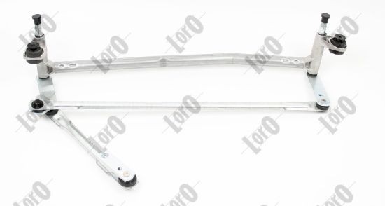ABAKUS 103-04-057 Wiper Linkage for left-hand drive vehicles, Front, without electric motor