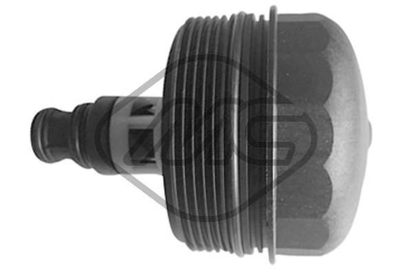 Great value for money - Metalcaucho Cover, oil filter housing 42089