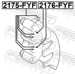 2175FYF Brake caliper service kit FEBEST 2175-FYF review and test
