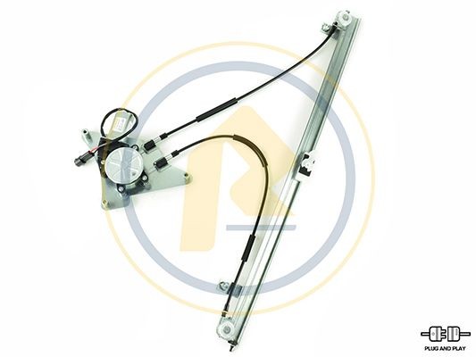 AC Rolcar 01.5590 Window regulator Right Front, Operating Mode: Electric, with electric motor