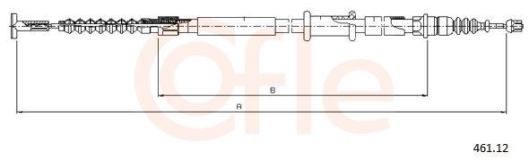 92.BH.FD028 COFLE BH.FD028 Anti-roll bar link 1361292