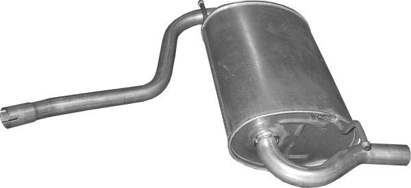 POLMO 02.18 Exhaust silencer RENAULT DUSTER 2011 in original quality