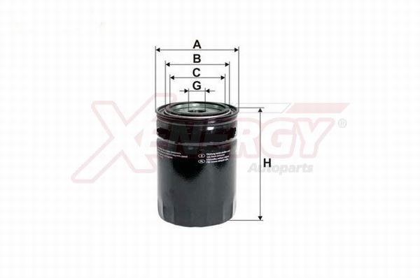 AP XENERGY X1595929 Oil filter 68095335AA