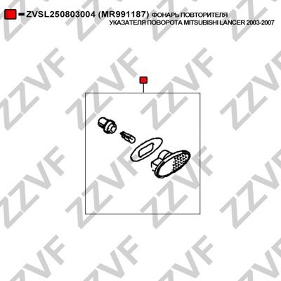 ZVSL250803004 Side marker lights ZZVF ZVSL250803004 review and test