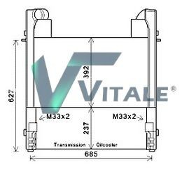 FT191110 VITALE Ladeluftkühler für DAF online bestellen