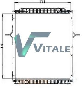 VITALE 810 x 710 x 52 mm Radiator RVI675473 buy