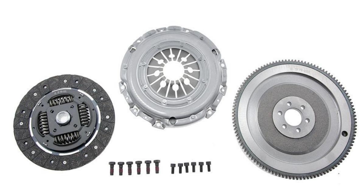 NZS-FR-005 NTY Clutch set FORD with clutch pressure plate, without central slave cylinder, with flywheel, with lock screw set, with clutch disc