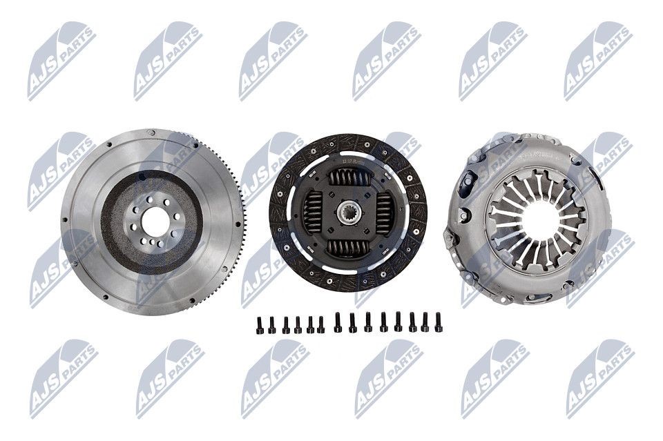 NTY with clutch pressure plate, without central slave cylinder, with flywheel, with screw set, with clutch disc Clutch replacement kit NZS-PL-003 buy