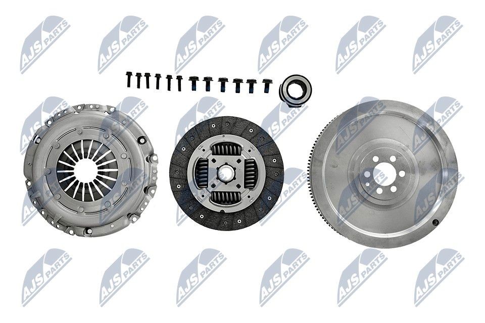 NZS-VW-003 NTY Clutch set AUDI with clutch disc, with clutch release bearing