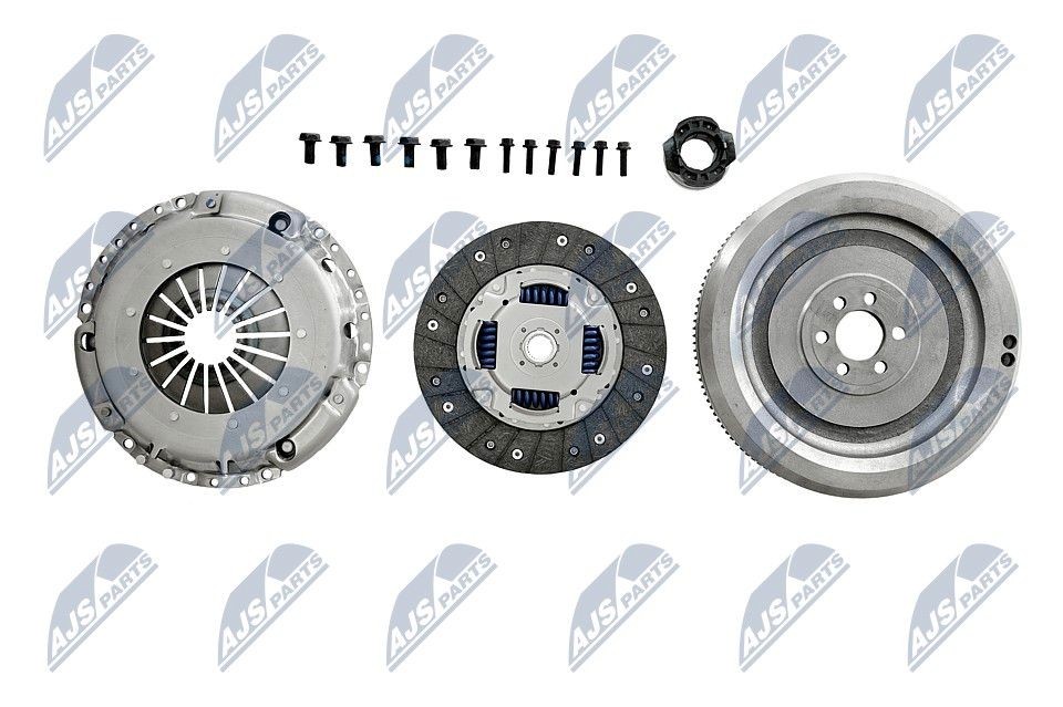 NTY NZS-VW-004 Clutch kit with clutch pressure plate, with flywheel, with screw set, with clutch disc, with clutch release bearing