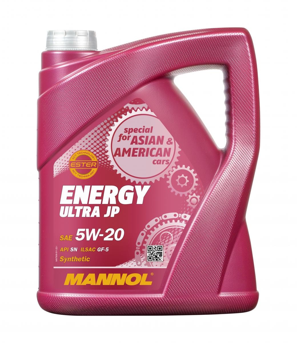 Buy Car oil MANNOL diesel MN7906-5 ENERGY ULTRA JP 5W-20, 5l, Synthetic Oil