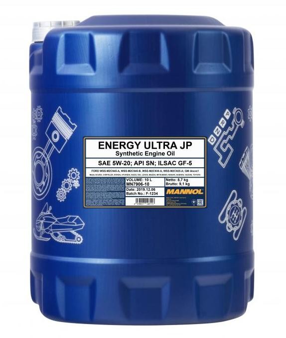 MN7906-10 MANNOL ENERGY ULTRA JP 5W-20, 10l, Synthetiköl Motoröl MN7906-10 günstig