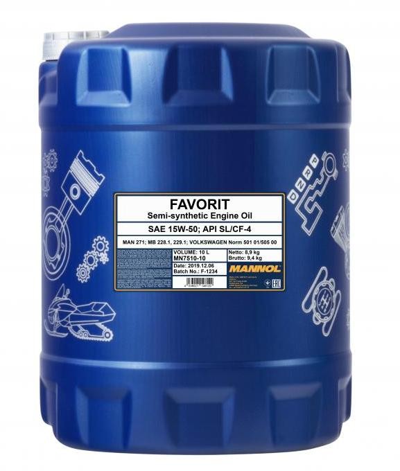 MANNOL MN7510-10 Motoröl für MERCEDES-BENZ AXOR 2 LKW in Original Qualität