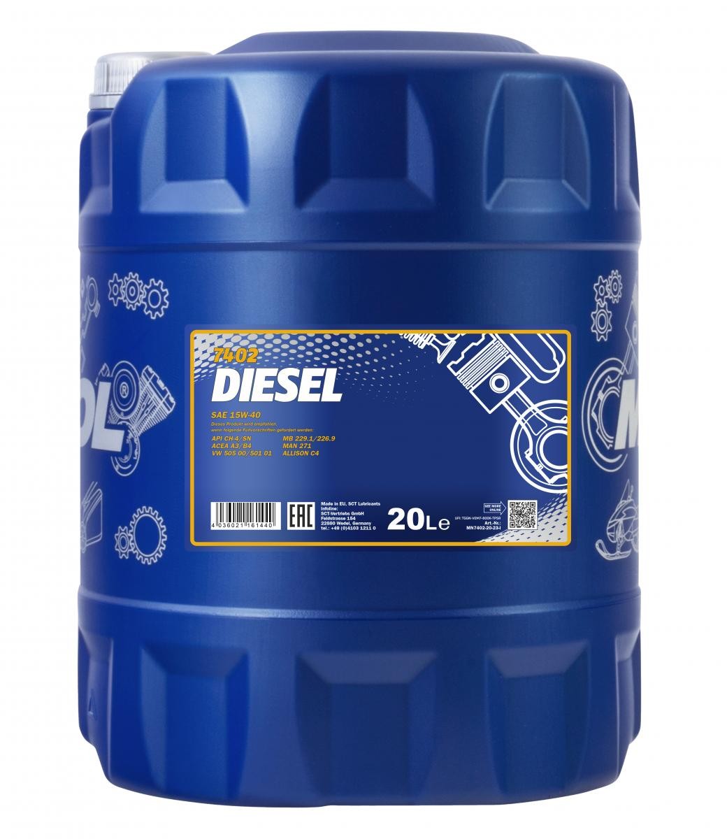 MANNOL Olej silnikowy do MAN - numer produktu: MN7402-20