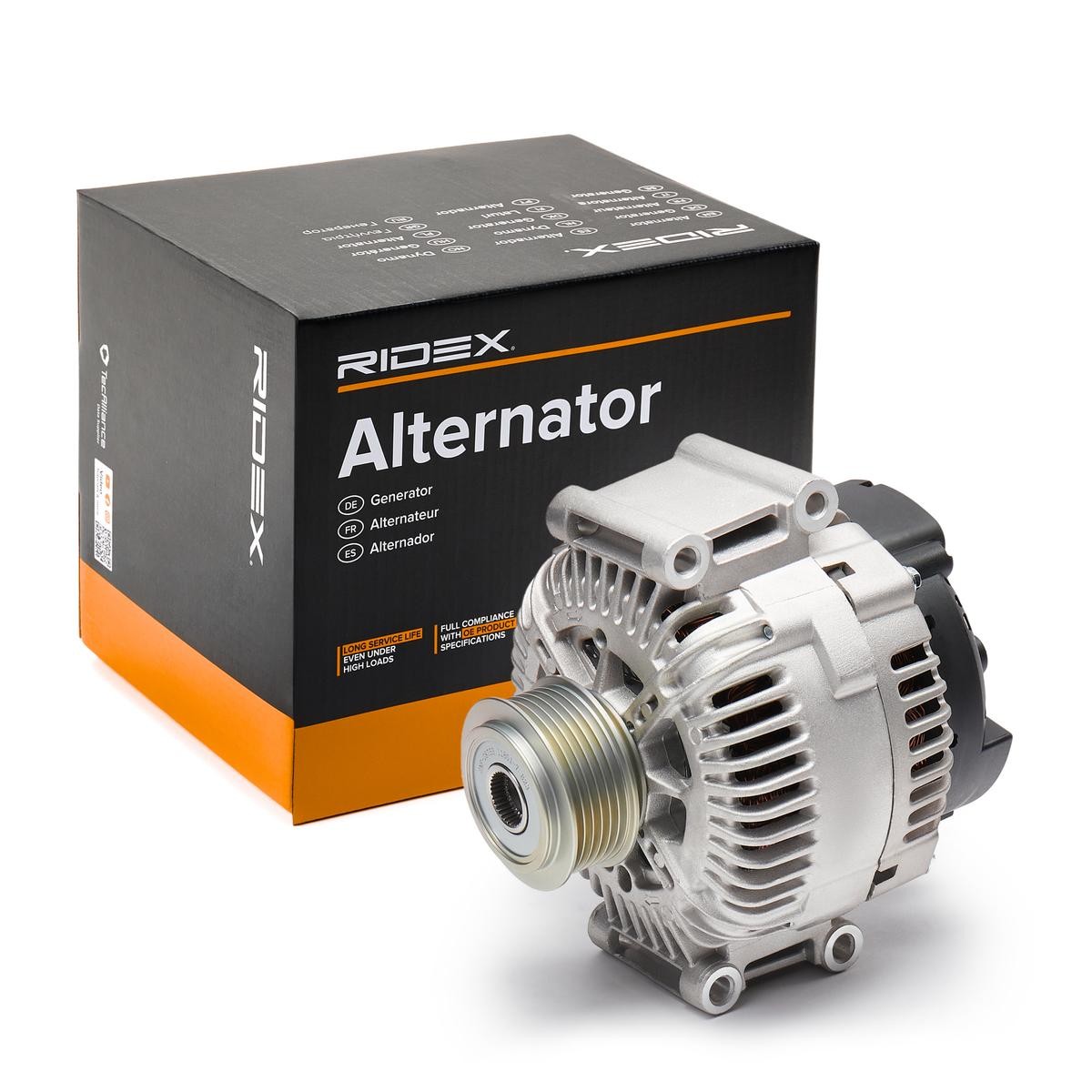 RIDEX Alternator 4G1141 for AUDI A6