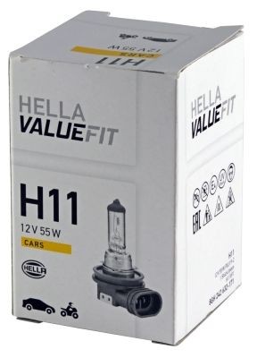 HELLA Ampoule, projecteur longue portée H11 12V 55W PGJ19-2 3200K Halogène 8GH 242 632-171 HARLEY-DAVIDSON Mobylette Maxi-scooters