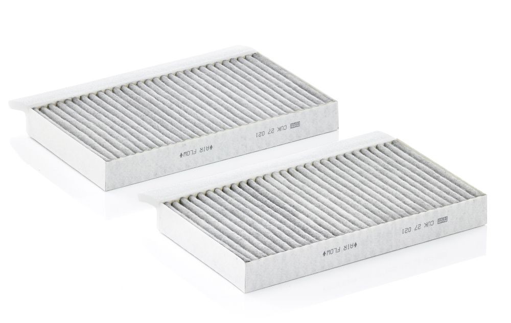 MANN-FILTER Activated Carbon Filter, 262 mm x 184 mm x 30 mm Width: 184mm, Height: 30mm, Length: 262mm Cabin filter CUK 27 021-2 buy