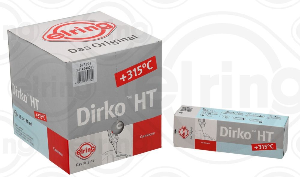 Elring Dirko HT Dichtmasse grau (Silikon) 70 ml dauerelastisch bis 315°C