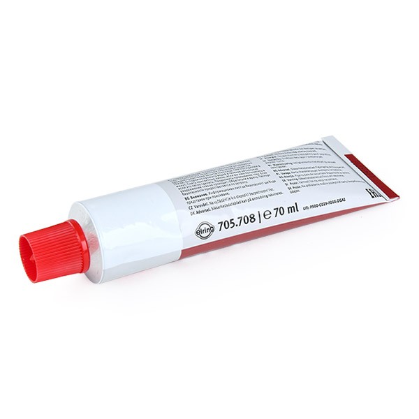 705.708 ELRING Sealing Substance Tube, Silicone, Capacity: 70ml,  Permanently elastic, not solvent-bearing, UV resistant, Red ▷ AUTODOC price  and review