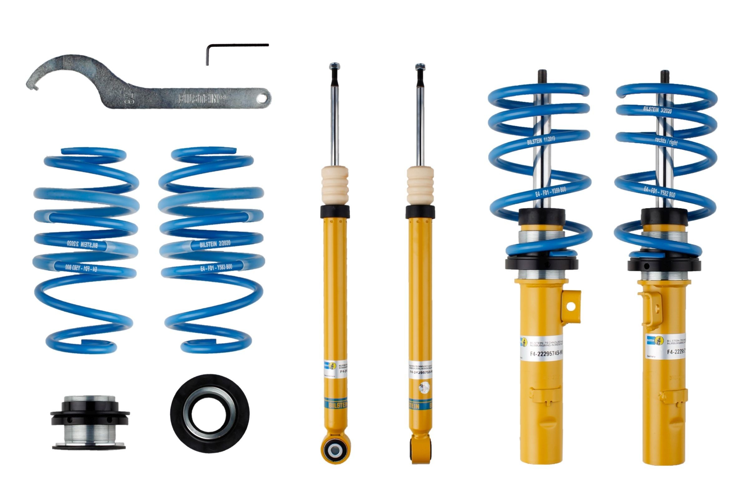 BILSTEIN Suspension Kit, coil springs / shock absorbers 47-282117 Honda JAZZ 2008