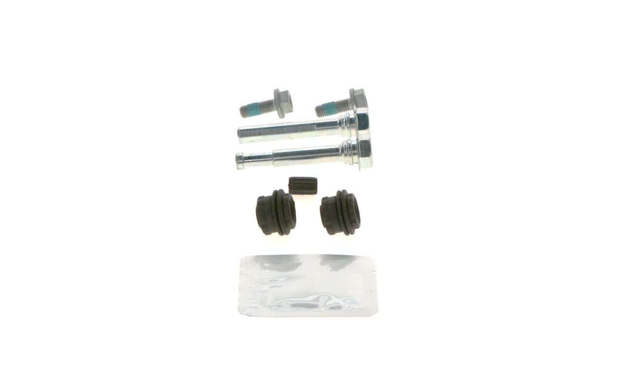 BOSCH 1987470718 Guide Sleeve Kit, brake caliper Front Axle, Rear Axle, with attachment material