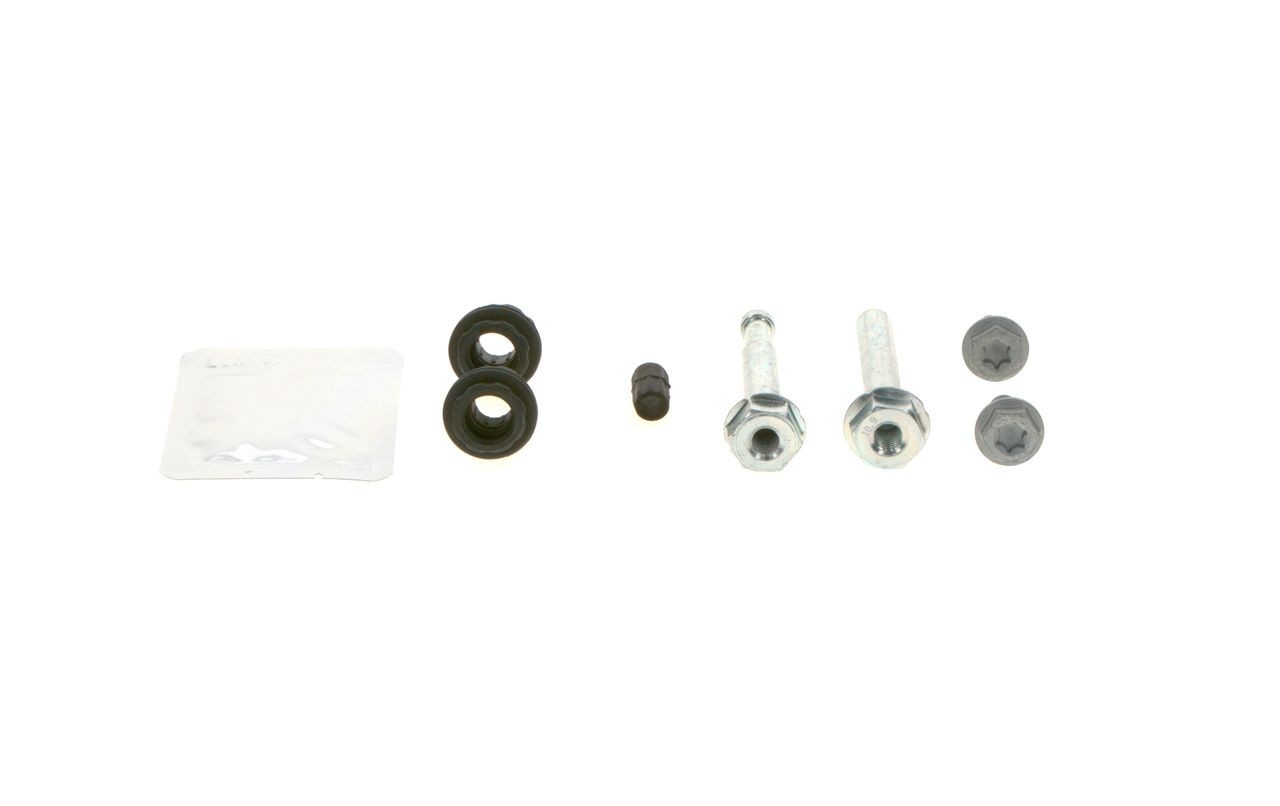 1987470718 Guide Sleeve Kit, brake caliper RG1118 BOSCH Front Axle, Rear Axle, with attachment material