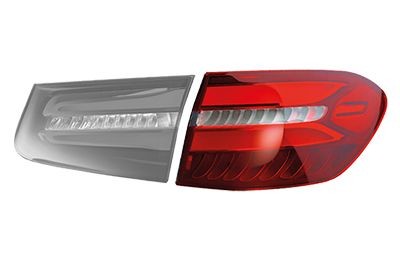 F+R Nebel Licht Streifen für Mercedes Glc X253 Stoßstange Reflektor  Abdeckung