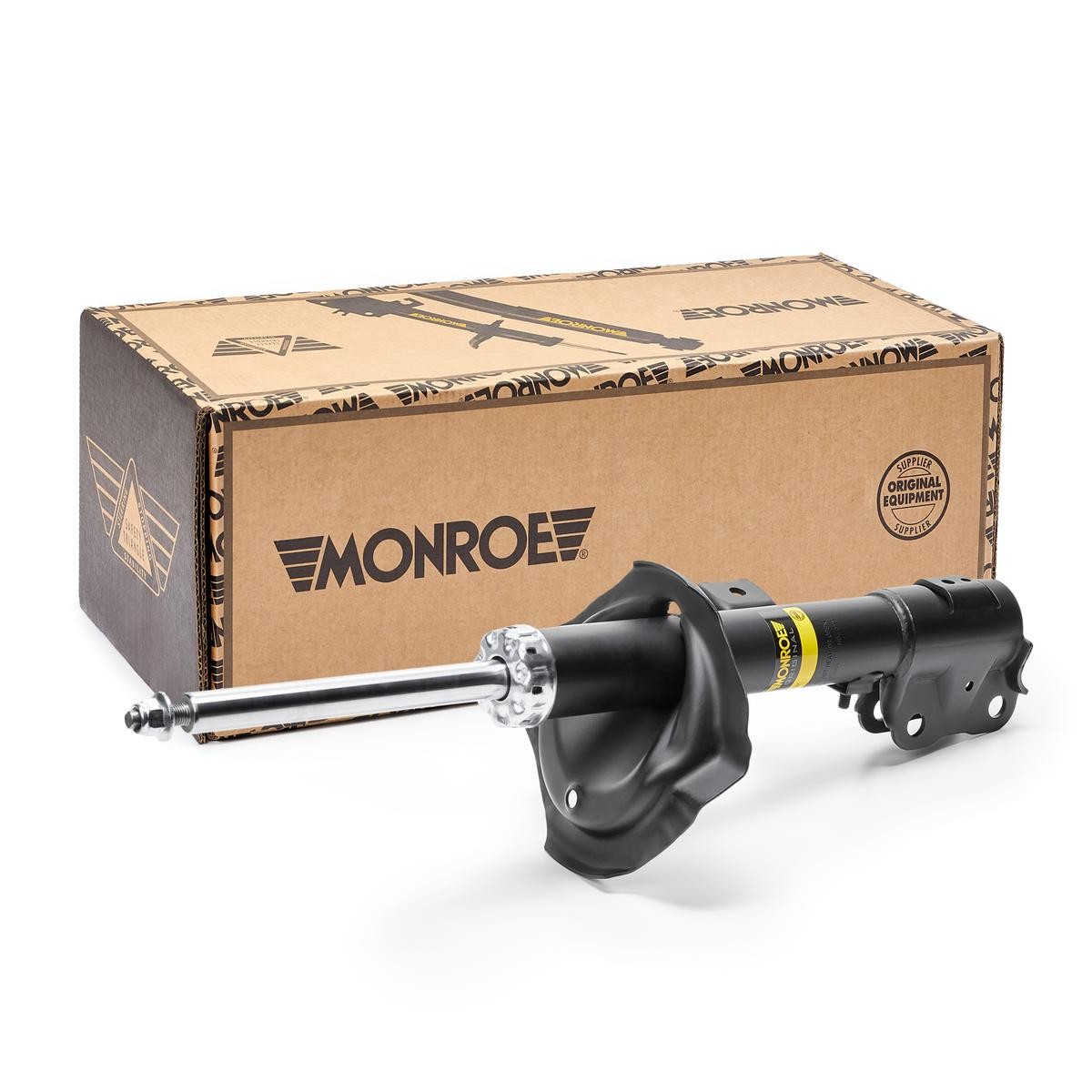 MONROE G8353 Shock absorber Gas Pressure, Twin-Tube, Suspension Strut, Top pin, Bottom Clamp
