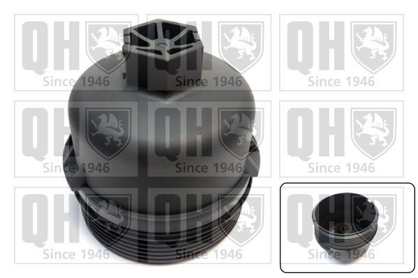 Opel Cover, oil filter housing QUINTON HAZELL QOC1009 at a good price