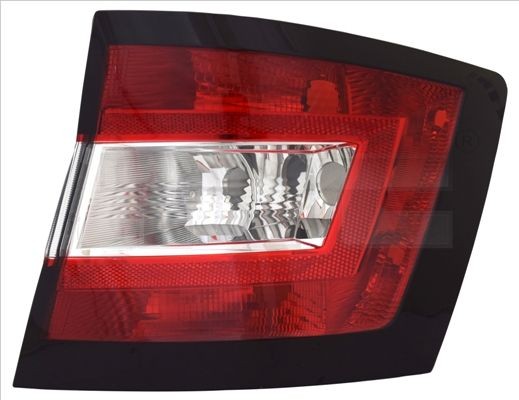 11-12811-01-2 TYC Tail lights SKODA Right, without bulb holder
